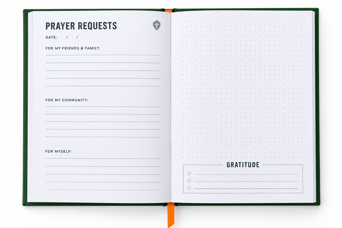 The Prayer Journal for Teen Boys: A Daily Christian Journal for Teenagers