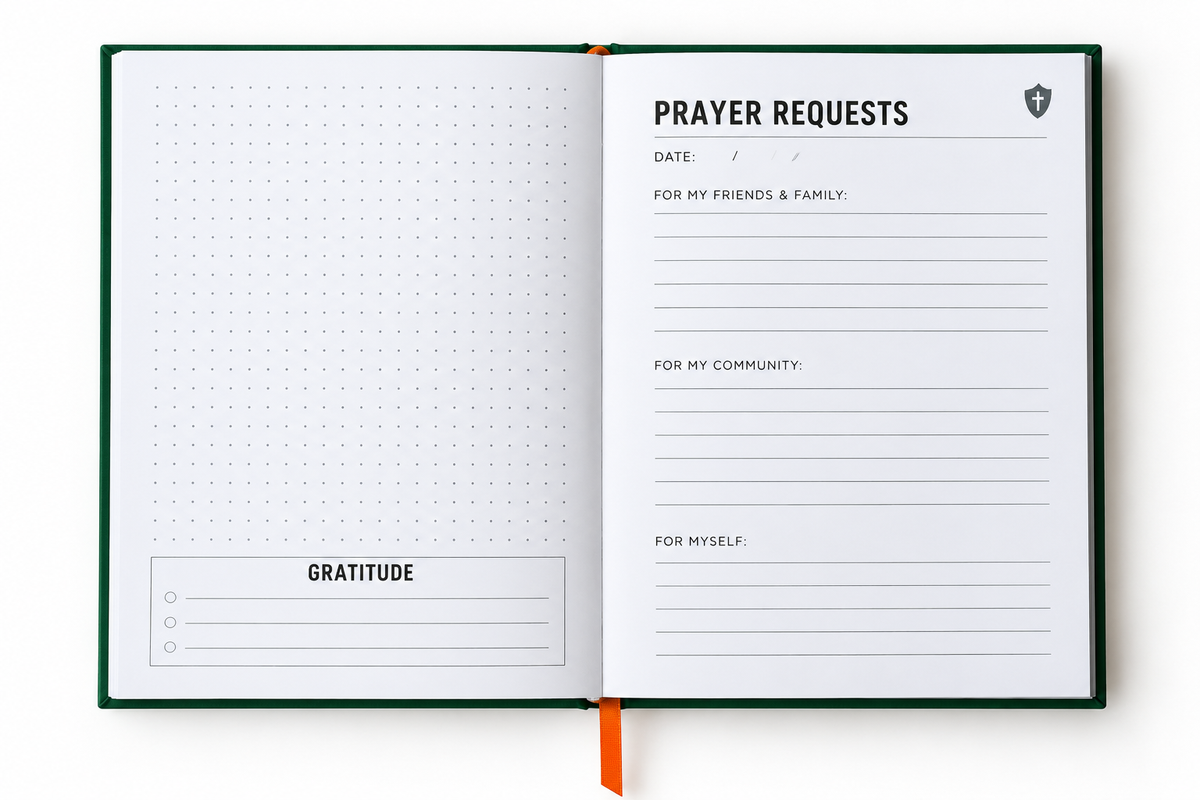 The Prayer Journal for Teen Boys: A Daily Christian Journal for Teenagers