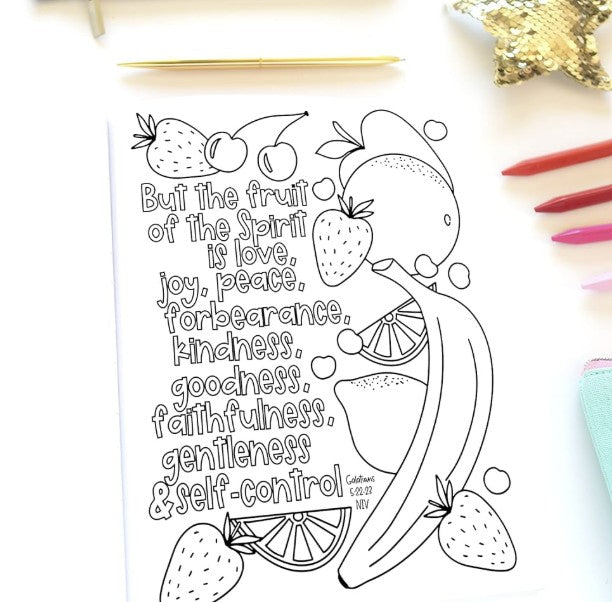 The Bible Coloring Book for Girls: Color 40 Cute Designs of Inspirational Verses & Christian Artwork